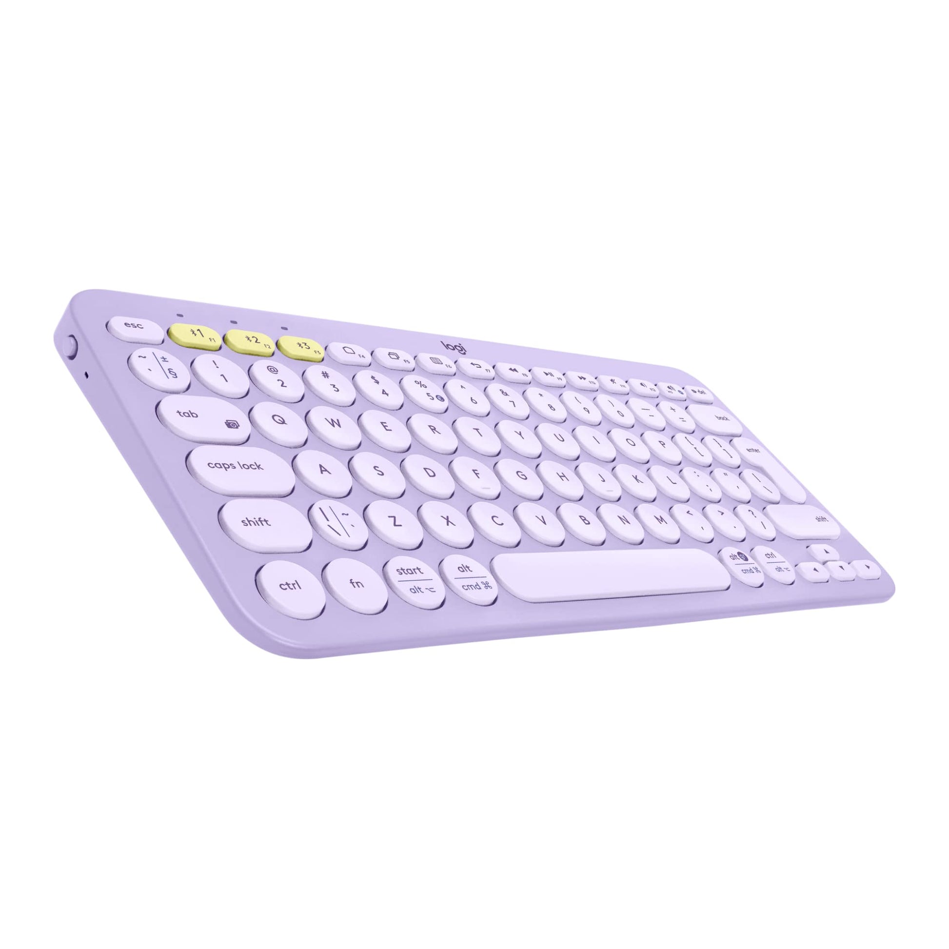 Logitech K380 Wireless Multi-Device Bluetooth Keyboard for Windows, Apple iOS, Apple Tv, Android Or Chrome, for Pc/Mac/Laptop/Smartphone/Tablet(Off White)
