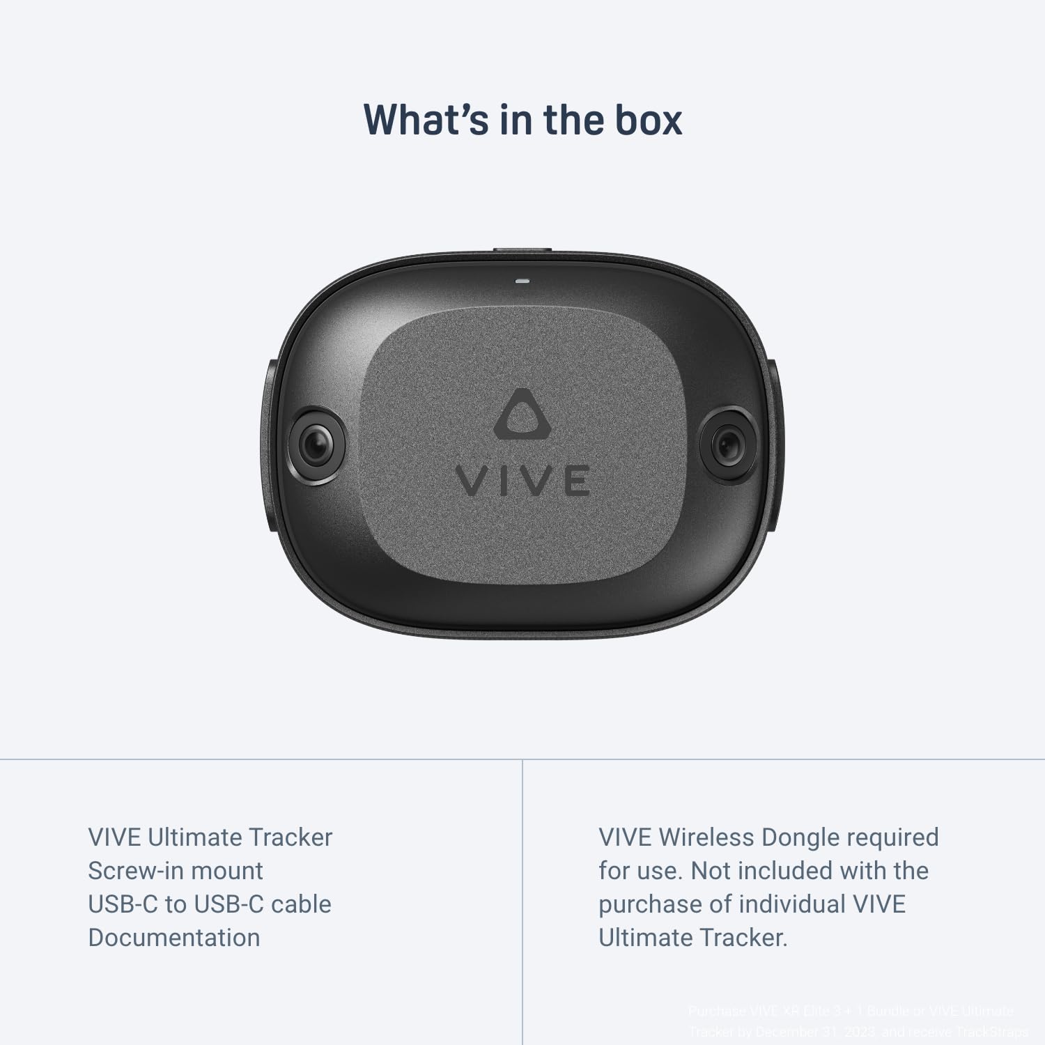 HTC VIVE Ultimate Tracker