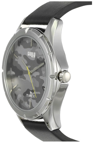 Gully by Timex Camouflage Analog Grey Dial Men's Watch-TW000V904