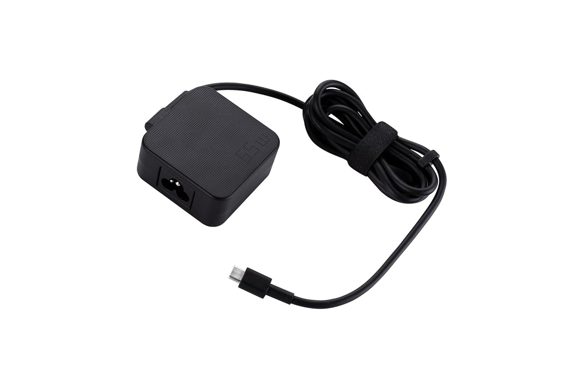 ASUS AC65-00 65W USB Type-C Adapter/Charger Connector, USB PD 3.0 Technology with 5V/3A, 9V/3A, 15V/3A and 20V/3.25A Output for Laptop, Black