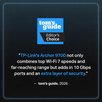 TP-Link Tri-Band BE9700 WiFi 7 Router (Archer BE600)