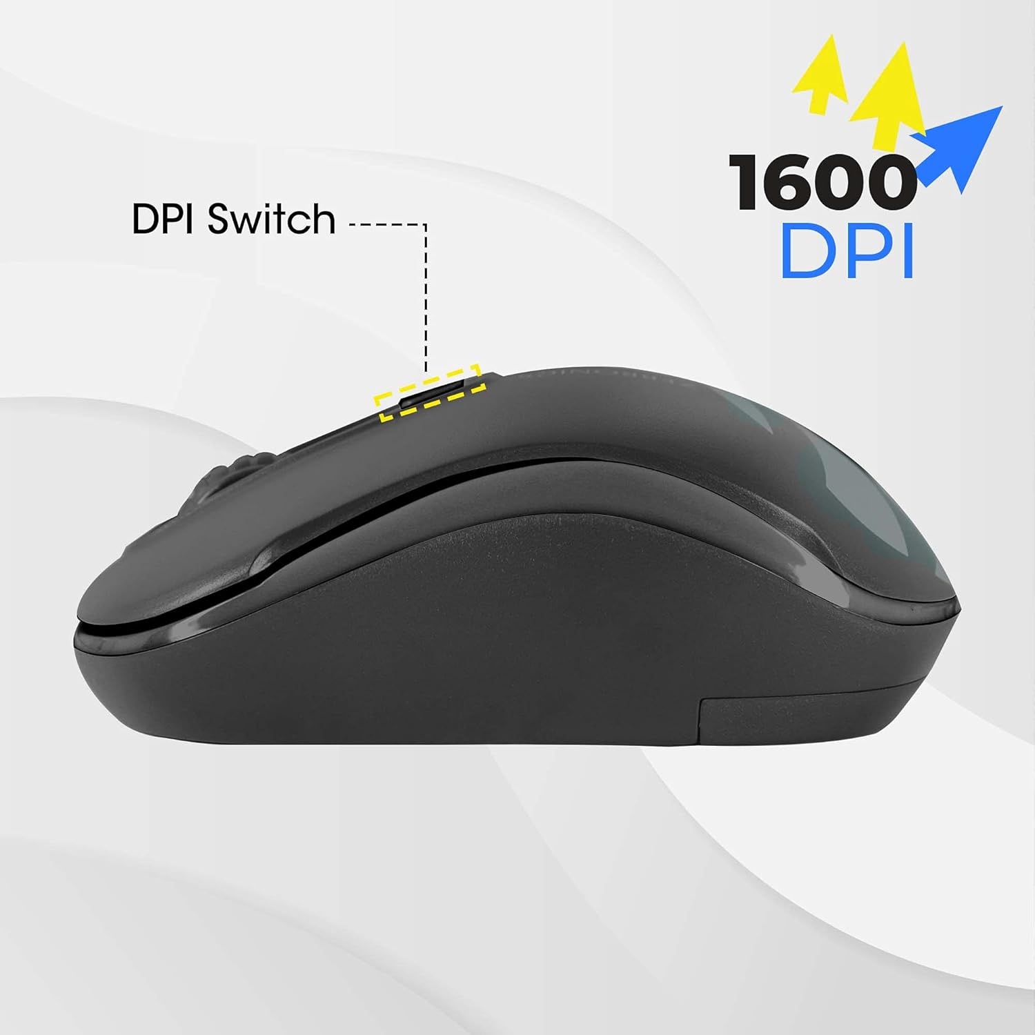 ZEBRONICS Zeb -Dash USB Wireless Optical Mouse (Black)