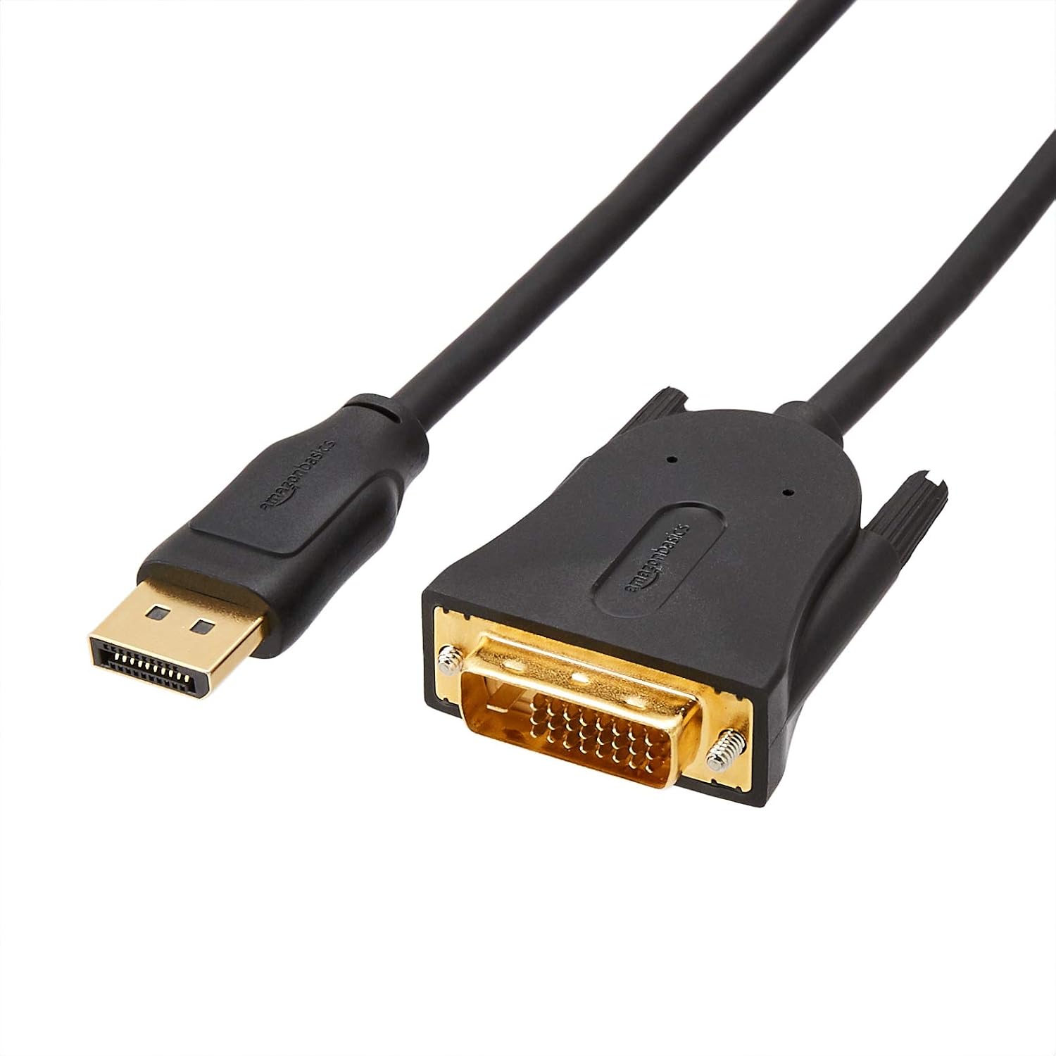 AmazonBasics DisplayPort to DVI Cable for Personal Computer - 6 Feet (Black)