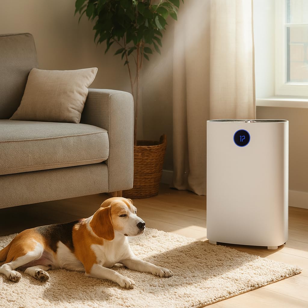 Car-rier Air One AP2006 Air purifier for bedroom and living room for home use with HEPA H13 air filter up to 300 sq ft 260 m3 h CADR PM2.5 display auto sleep and turbo modes quiet 20W