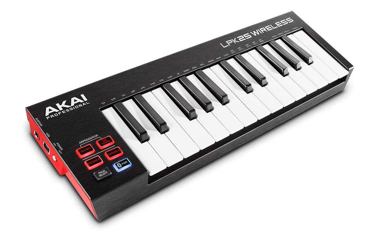 Akai Professional LPK25 | 25-Key Ultra-Portable USB MIDI Keyboard Controller for Laptops