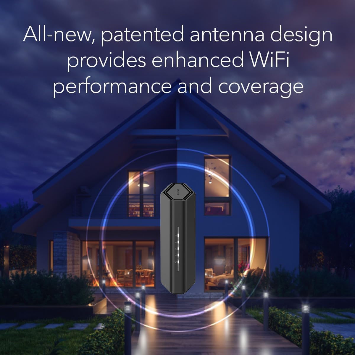 NETGEAR Nighthawk Dual-Band WiFi 7 Router (RS90) – Router Only, BE3600 Wireless Speed (up to 3.6 Gbps) - Covers up to 2,000 sq. ft., 50 Devices – 2.5 Gig Internet Port - Free Expert Help