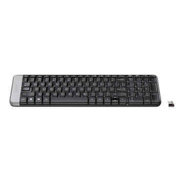 Logitech K230 Compact Wireless Keyboard for Windows, 2.4GHz Wireless with USB Unifying Receiver, Space-Saving Design, 2-Year Battery Life, PC/Laptop- Black