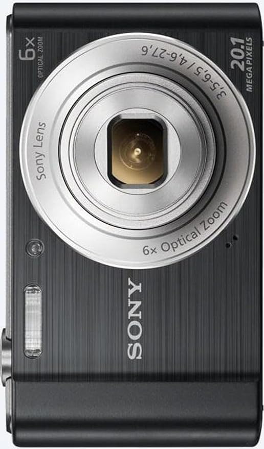 Sony Cybershot DSC-W810/B 20.1MP Digital Camera (Black) + Bag with Cha