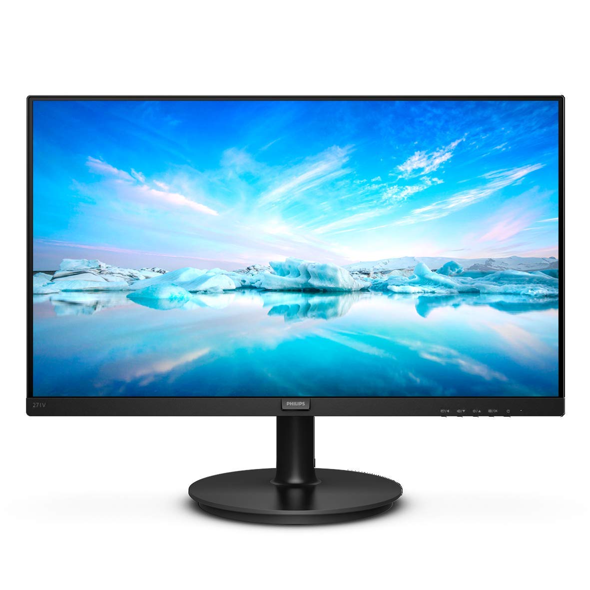 Philips 271V8/94 27 inch Gaming Monitor Full HD LCD IPS Panel, 75Hz Refresh Rate, 4ms Response Time, Flicker-Free Low Blue Light Eye Care, AMD Free Sync, HDMI and VGA Connectivity, Slim Bezel Design