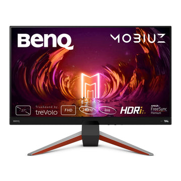 BenQ MOBIUZ EX270M 27" 240Hz 1ms MPRT IPS Full HD HDR Gaming Monitor | FreeSync Premium| Height Adjustment| 99% sRGB| 400nits| Black Equalizer| treVolo Speakers| HDMI| DP| USB 3.0 Hub (Metallic Grey)