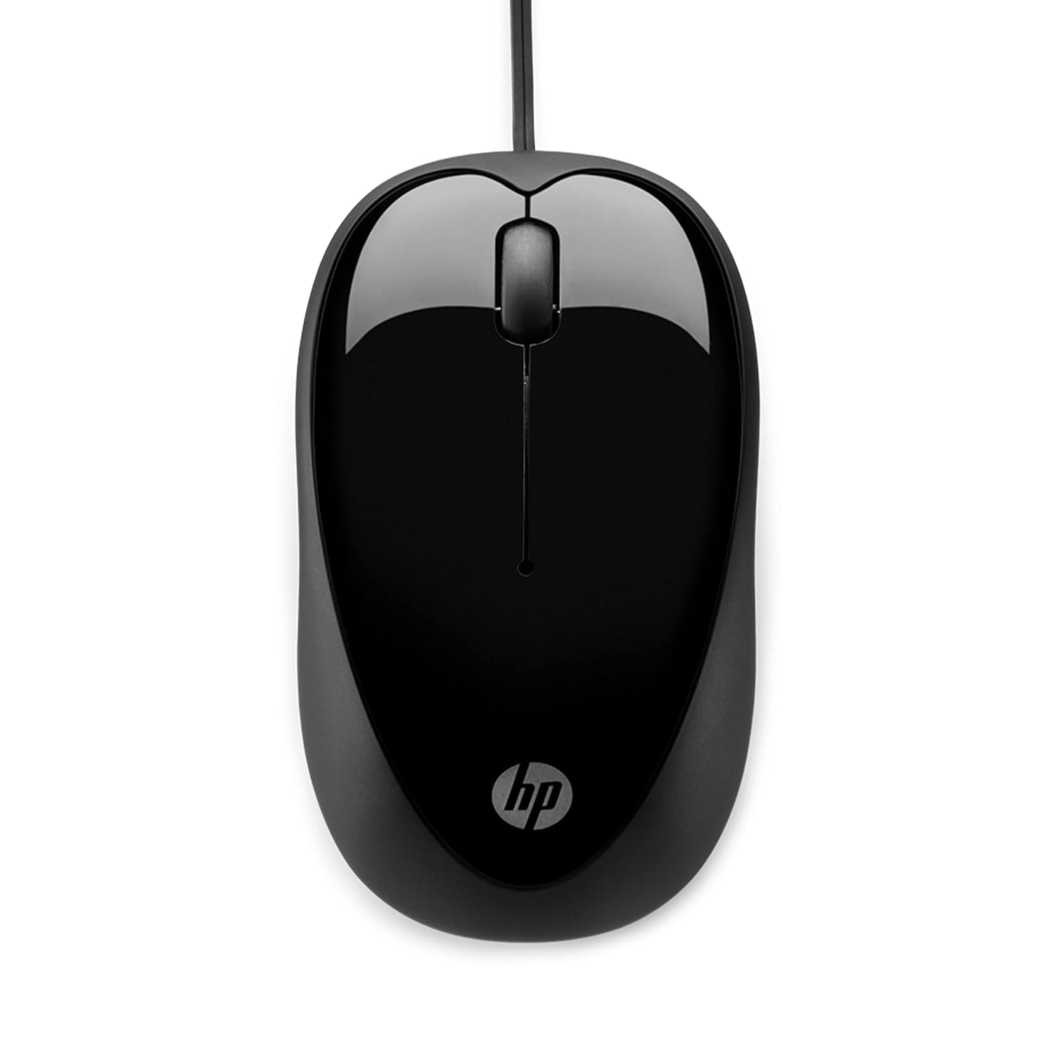 HP X1000 Wired USB Mouse with 3 Handy Buttons, Fast-Moving Scroll Wheel and Optical Sensor Works on Most Surfaces, 3 Years Warranty