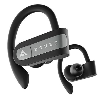 Boult Audio Airbass Muse Buds Bluetooth Truly Wireless in Ear Earbuds with Mic with 18H Total Playtime, Deep Bass with Sports Fit, Ipx5 Sweatproof, Voice Assistant (Black)