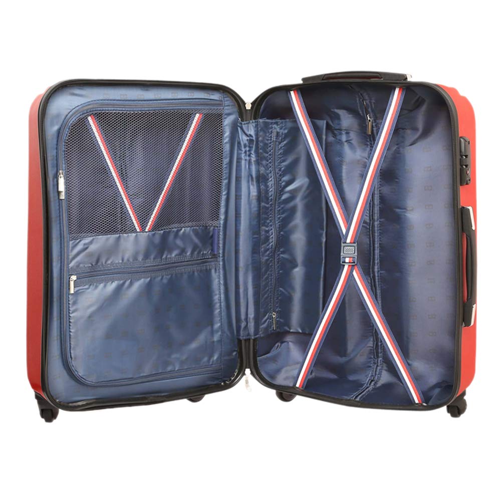 Tommy Hilfiger ABS Hard 52 cms Luggage (TH/CRY04055_red)