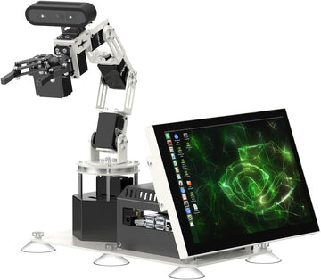 Yahboom Jetson Orin NX Super 16GB 157Tops Robotic Arm 3D Recognition Scanning, Depth Camera Visual AI with Display Supports AI Voice Interaction