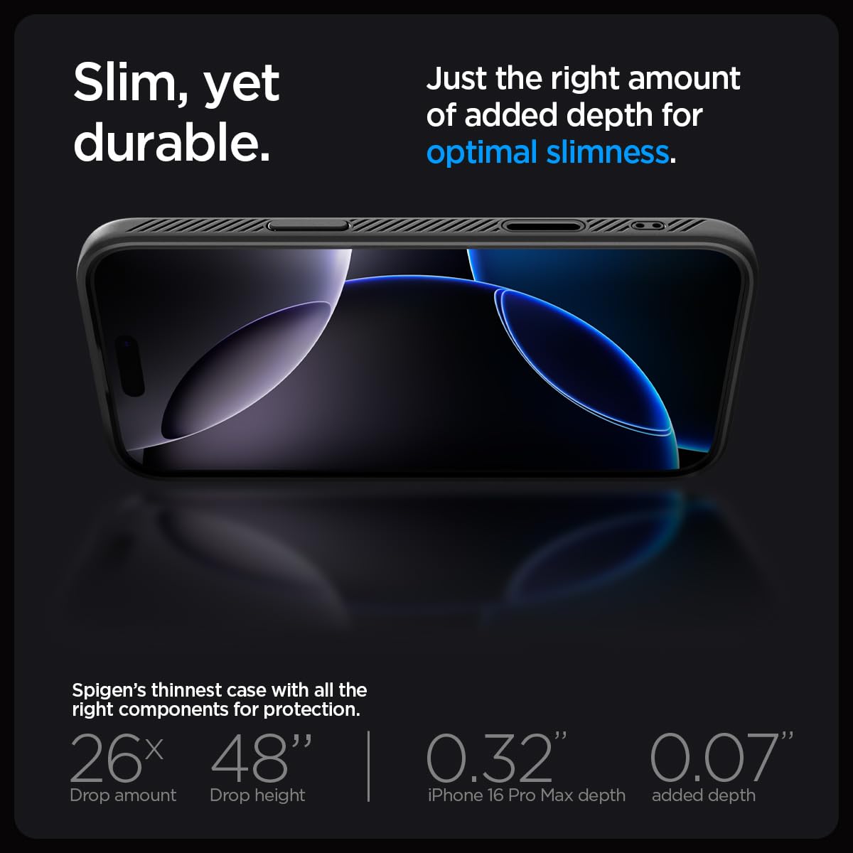 Spigen Liquid Air T MagFit Back Cover Case for iPhone 16 Pro Max, MagSafe Compatible, Camera Control Button - PC+TPU | Matte Black