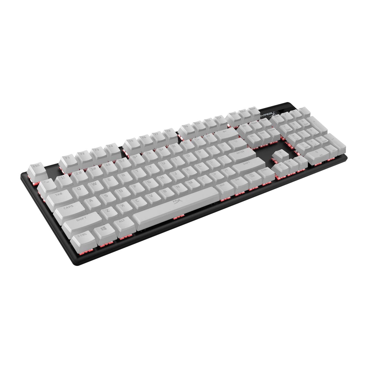 HyperX Double Shot Pbt Pudding Full OEM Profile, English Us Layout 104 Keycaps Set with Translucent Layer for Mechanical Keyboards - White (Hkcpxp-Wt-Us/G)