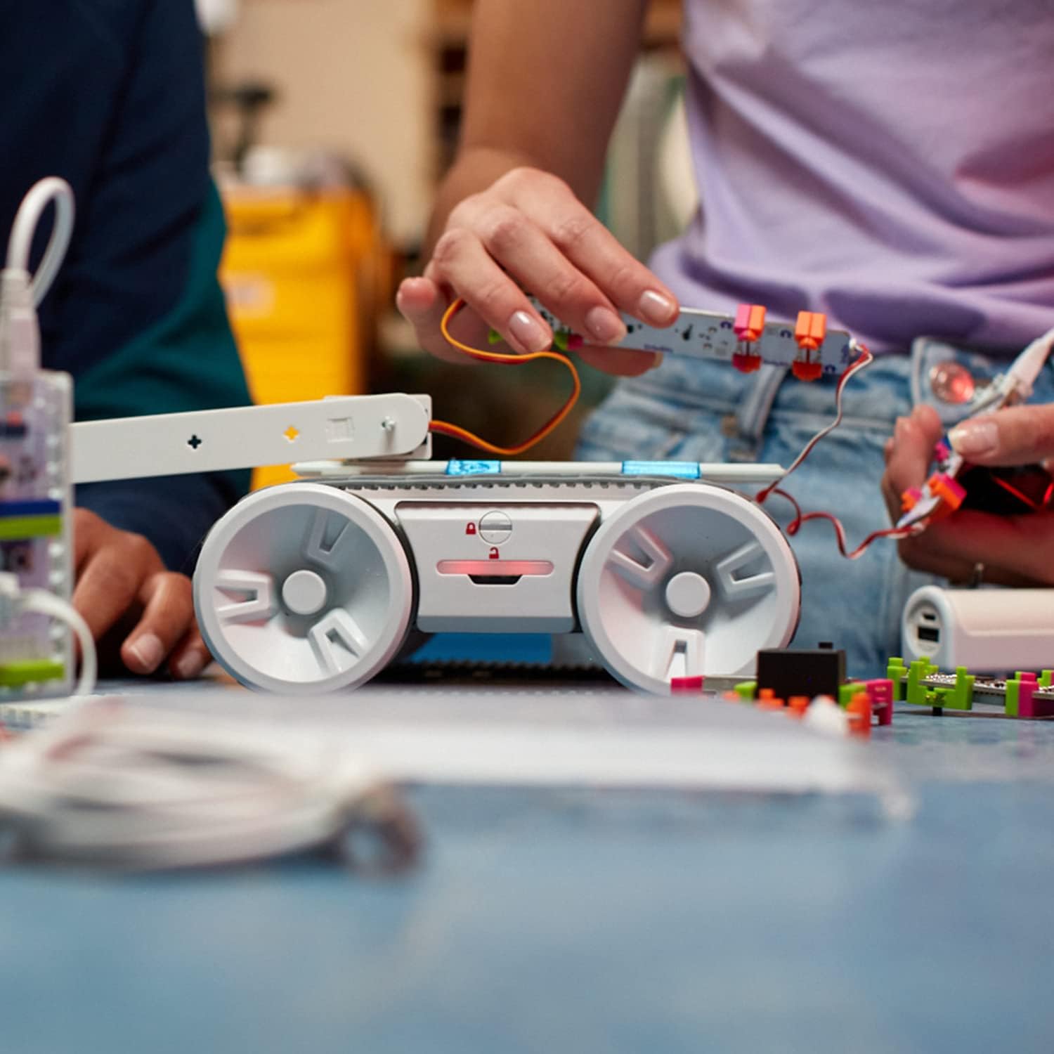 Sphero littleBits RVR+ Topper Kit - Program Both littleBits and RVR+ in The Same Platform - Microsoft MakeCode or Micro:bit Python Editor