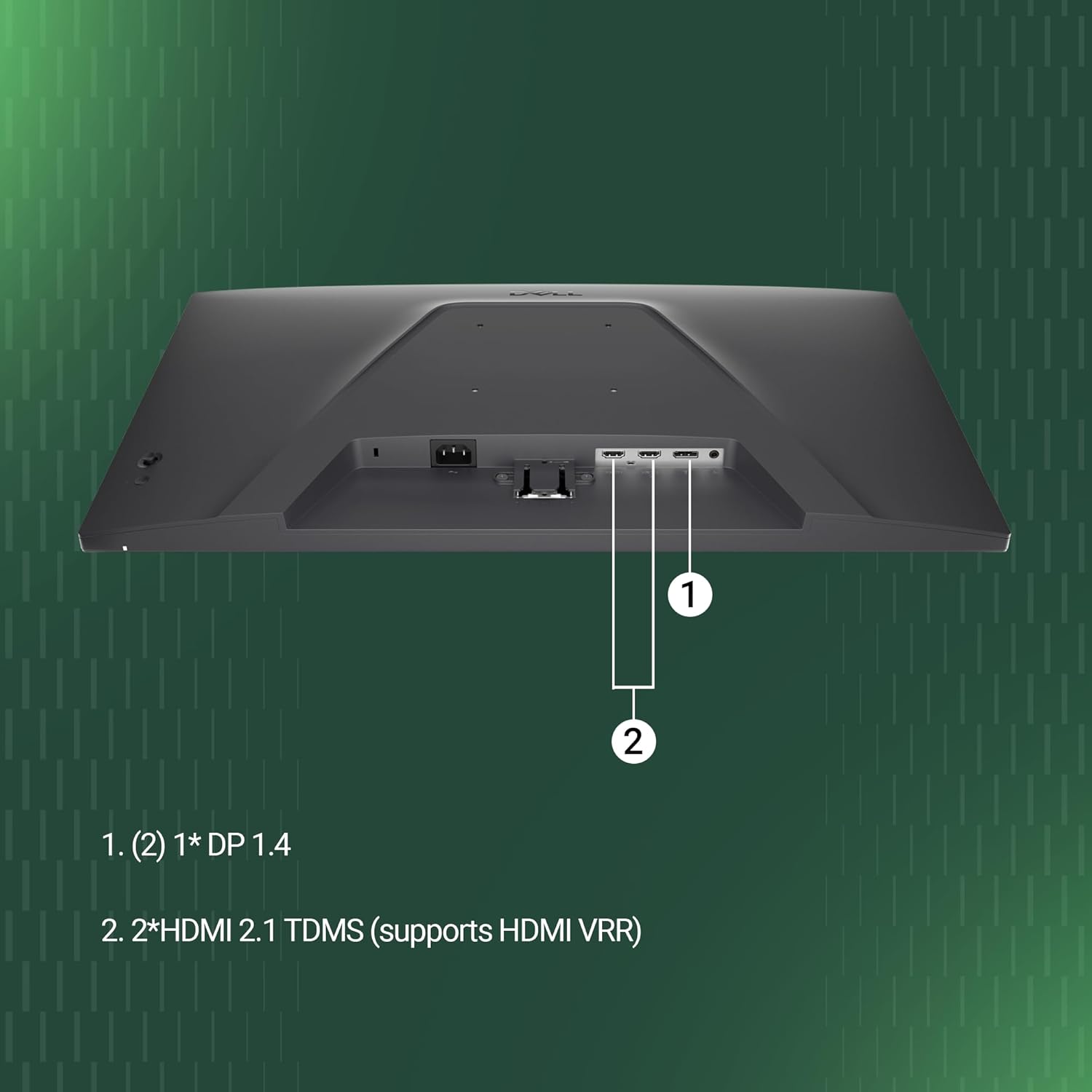Dell SE2725HG 27" FHD IPS Gaming Monitor, 200Hz Refresh, 3side narrow bezels, 1ms GtG, AMD FreeSync Premium, HDR 10, 300nits, 1000:1 Contrast, 99% Srgb, Tilt, 2*HDMI 2.1 TDMS(supports HDMI VRR),DP 1.4