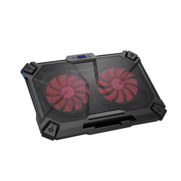Cosmic Byte Comet Laptop Cooling Pad, Dual 140 mm Fans, LED Lights, Fan Speed Adjustment, USB Ports, Support Upto 17