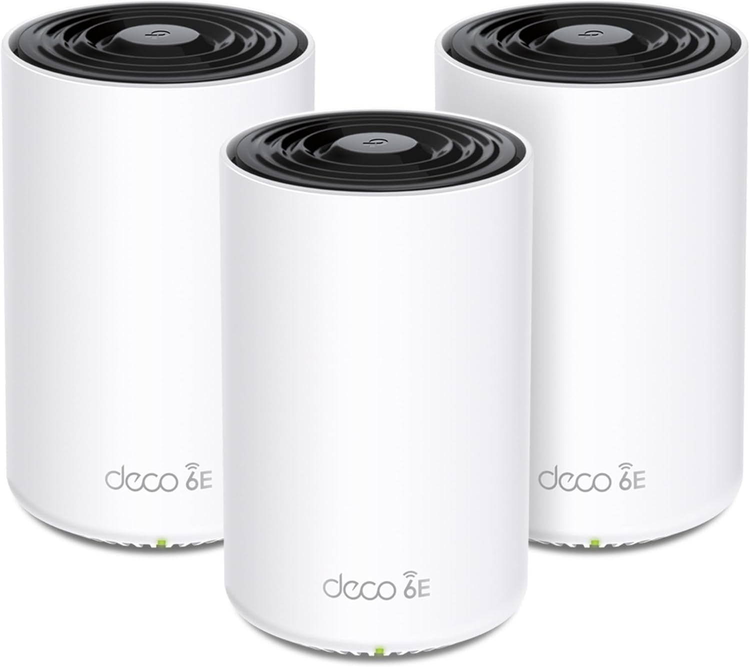 TP-Link Deco XE70 Pro AXE4900 Tri-Band WiFi 6E Mesh WiFi System - 2.5G WAN/LAN Ports, 4.9 Gbps Wi-Fi 7,200 Sq. Ft Coverage, Connect up to 200 Devices, 6 GHz Band, 3-Pack