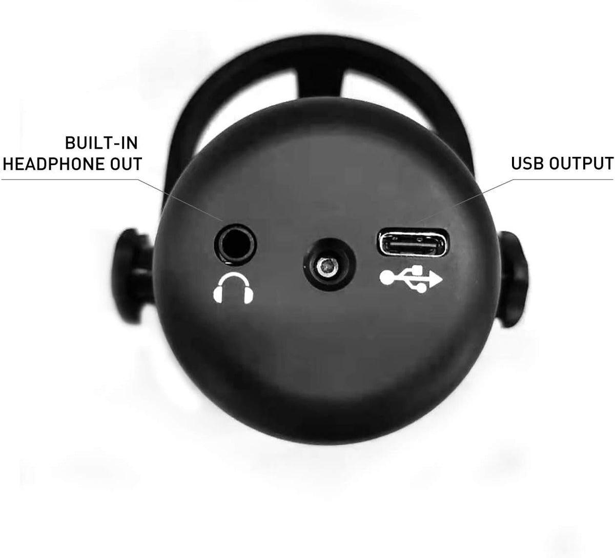 JBL Commercial CSUM10 Compact USB Microphone for Recording, Streaming and Online Calls, Black, Medium, Omnidirectional