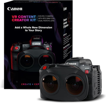 Canon VR Content Creator Kit - EOS R5 C Full-Frame Hybrid Camera and RF5.2mm F2.8 L Dual Fisheye Lens, for Video Professionals
