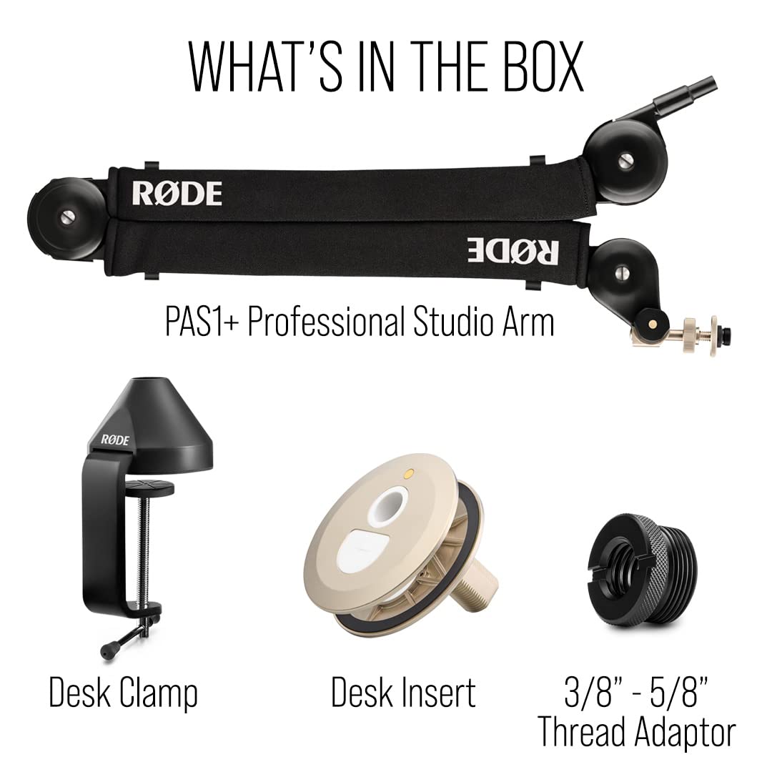 Rode PSA1+ Desk-mounted Broadcast Microphone Boom Arm