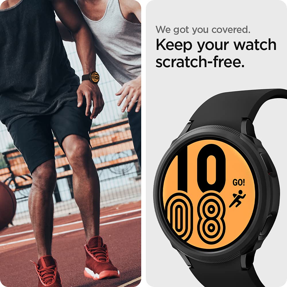 Spigen Liquid Air for Samsung Galaxy Watch 5 44mm Case, Watch 4 44mm Case - Matte Black