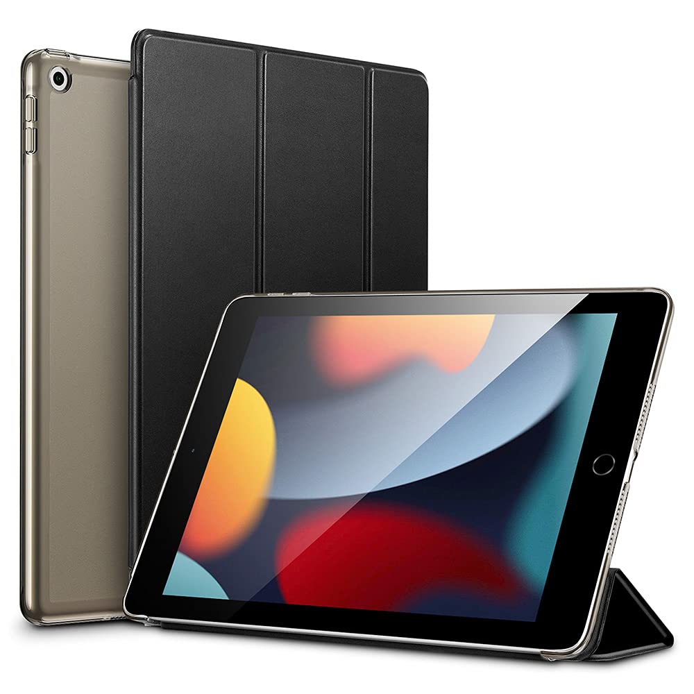 ESR for iPad 9th Generation Cover/8th Generation/7th Generation (2021/2020/2019), Trifold Smart Case, iPad 9/8/7 Case with Clasp, Auto Sleep and Wake, Viewing Stand, Ascend Series, Black