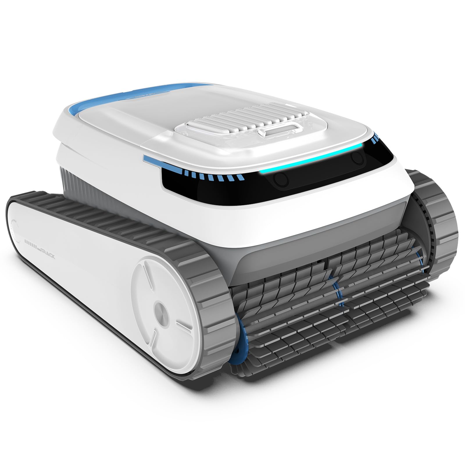Pool Robot Vacuum, Cordless Robotic Pool Cleaner | 5000GPH, 120min run, Cleans floor/walls/waterline. Auto-park. For inground/above ground pools up to 1830 sq ft.