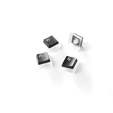 SteelSeries Prismcaps Double Shot Pudding-Style Keycaps Durable Pbt Thermoplastic Compatible with Widest Range of Mechanical Keyboards Mx Stems - Black