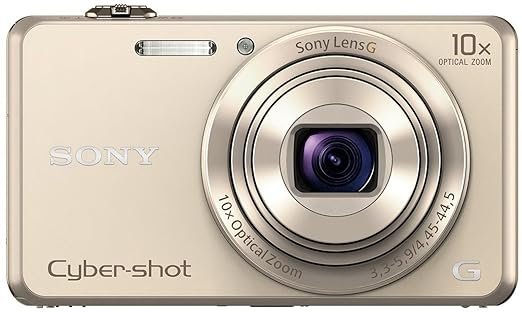 SONY DSC-WX220/NC IN5 Point & Shoot Camera (Gold)