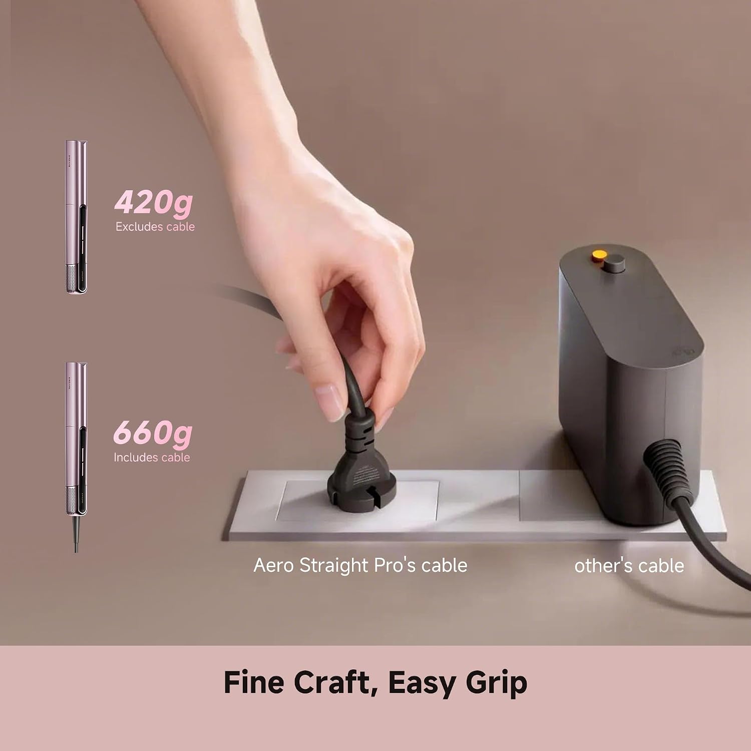 DREAME Aero Straight Pro 2-in-1 Air Straightener, Dual Airflow Channel, AI Styling, Wet-to-Dry Straightening, 57°C Root Care Mode, Triple Hair Care, 110,000RPM Motor, Smart Display, Safe Operation