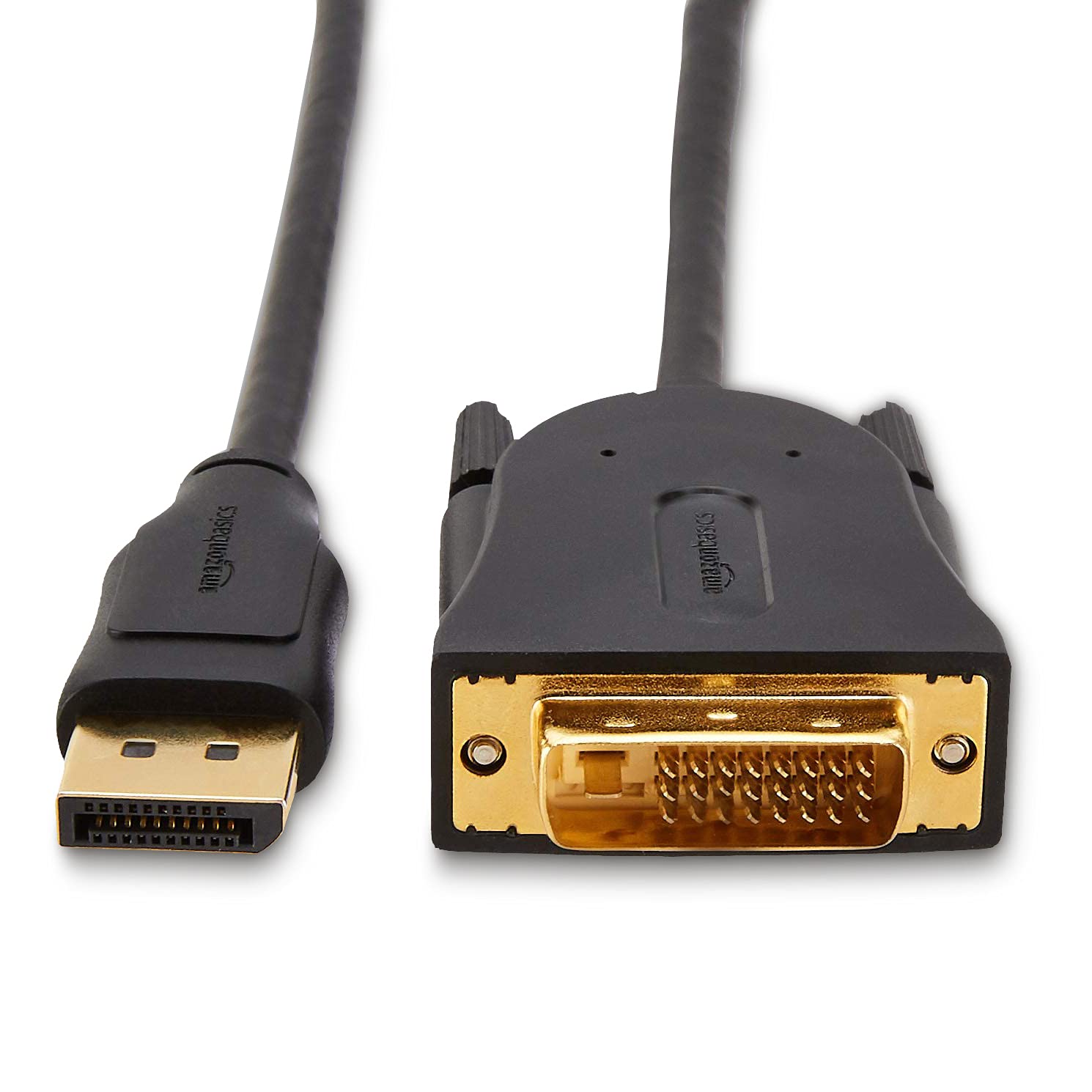 AmazonBasics DisplayPort to DVI Cable for Personal Computer - 6 Feet (Black)