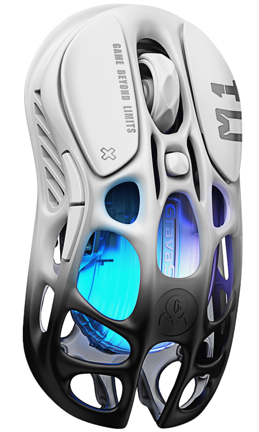 GravaStar Mercury M1 Pro Wireless Gaming Mouse – 26,000 DPI PAW3395DM Sensor • Lightweight Magnesium Alloy • Tri-Mode (Wired/2.4GHz/Bluetooth) • 4K Polling Rate • Up to 200-Hour Battery