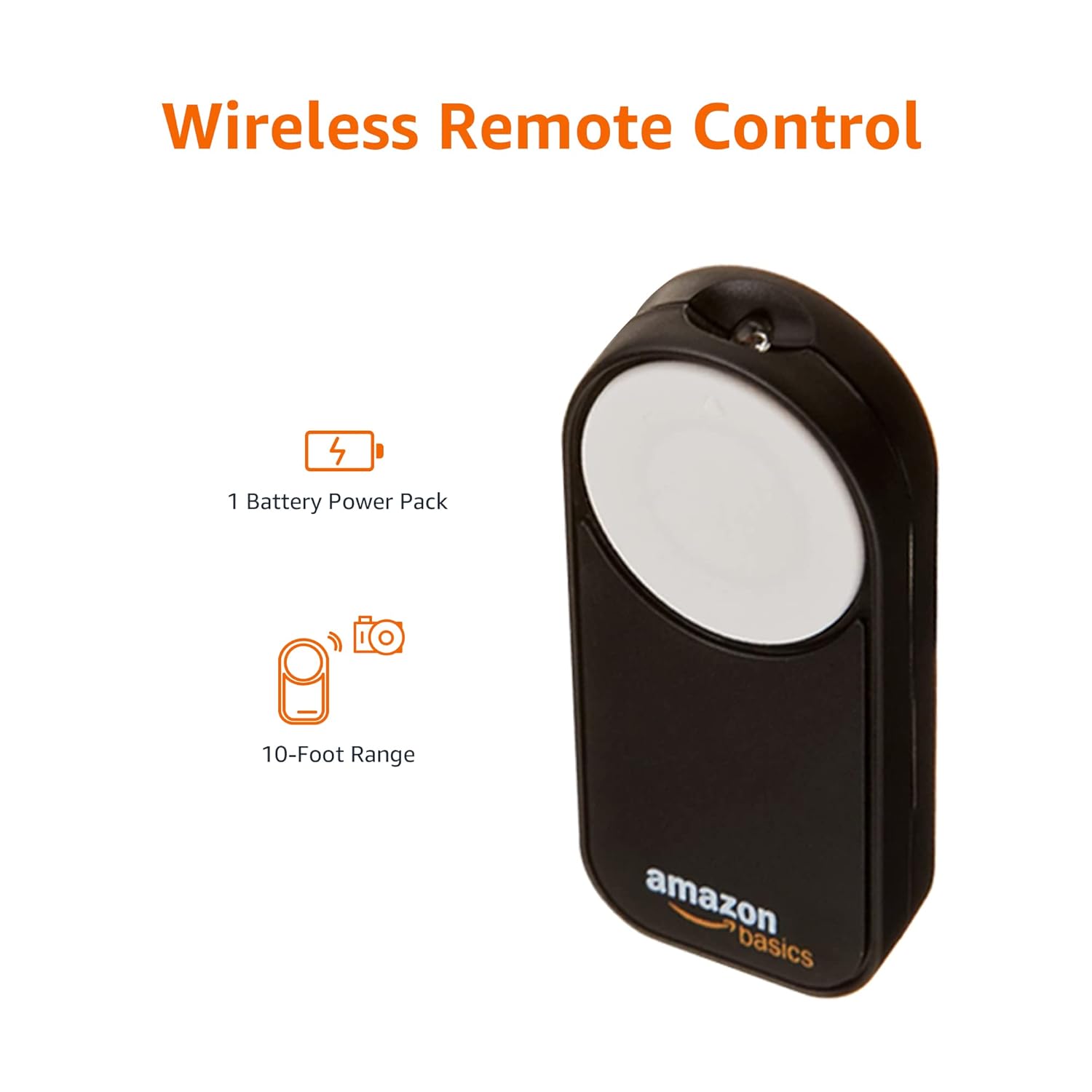 AmazonBasics Wireless Remote Control for Canon - 5D Mark II, 5D Mark III, 6D, 7D, T5i , T4i, 70D, 60D, 600D/T3i, 650D/T4i, 700D/T5i