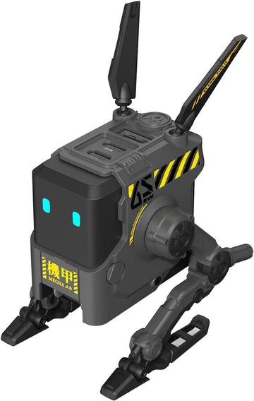 GravaStar 65W Alpha65 Robot Fast GaN Charger Block, 3-Port Fast Charger, Foldable Wall USB C Charger for iPhone, MacBook, iPad, Laptop, Steam Deck, Gifts for Men (65W, Gray)