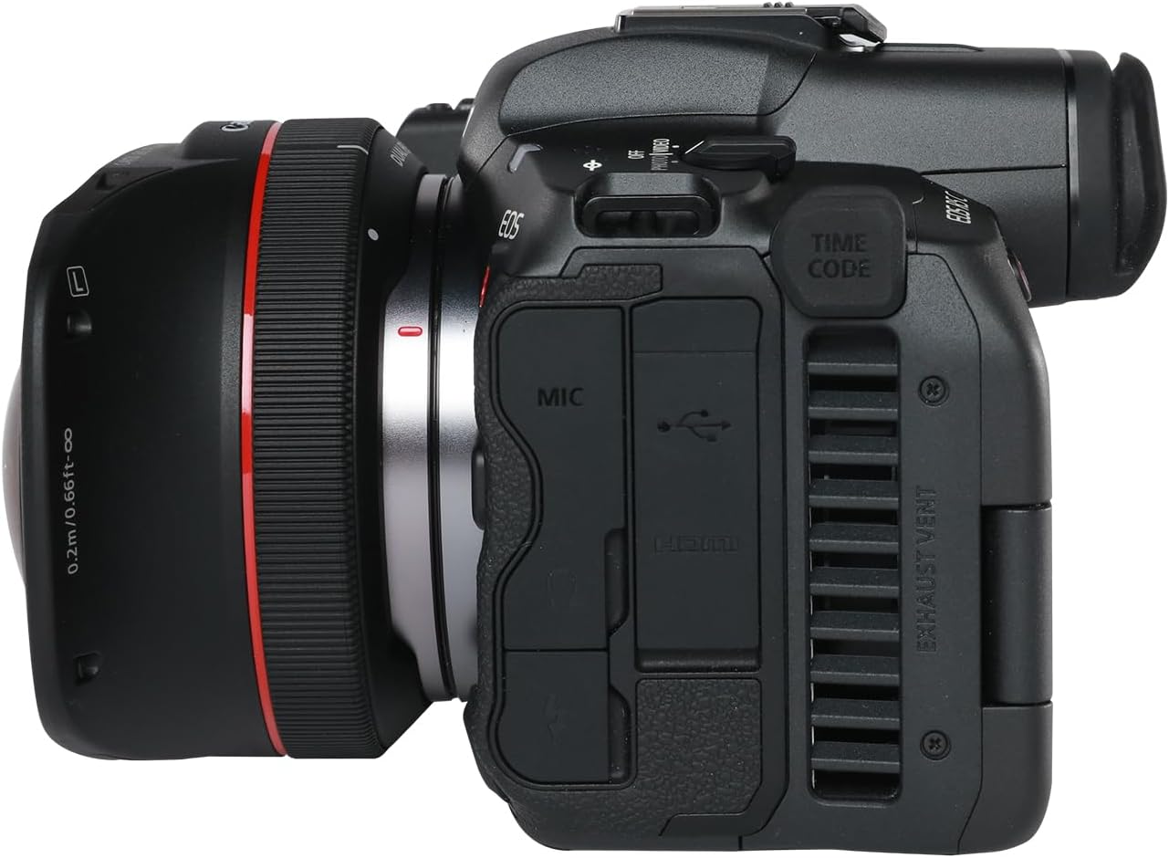 Canon VR Content Creator Kit - EOS R5 C Full-Frame Hybrid Camera and RF5.2mm F2.8 L Dual Fisheye Lens, for Video Professionals