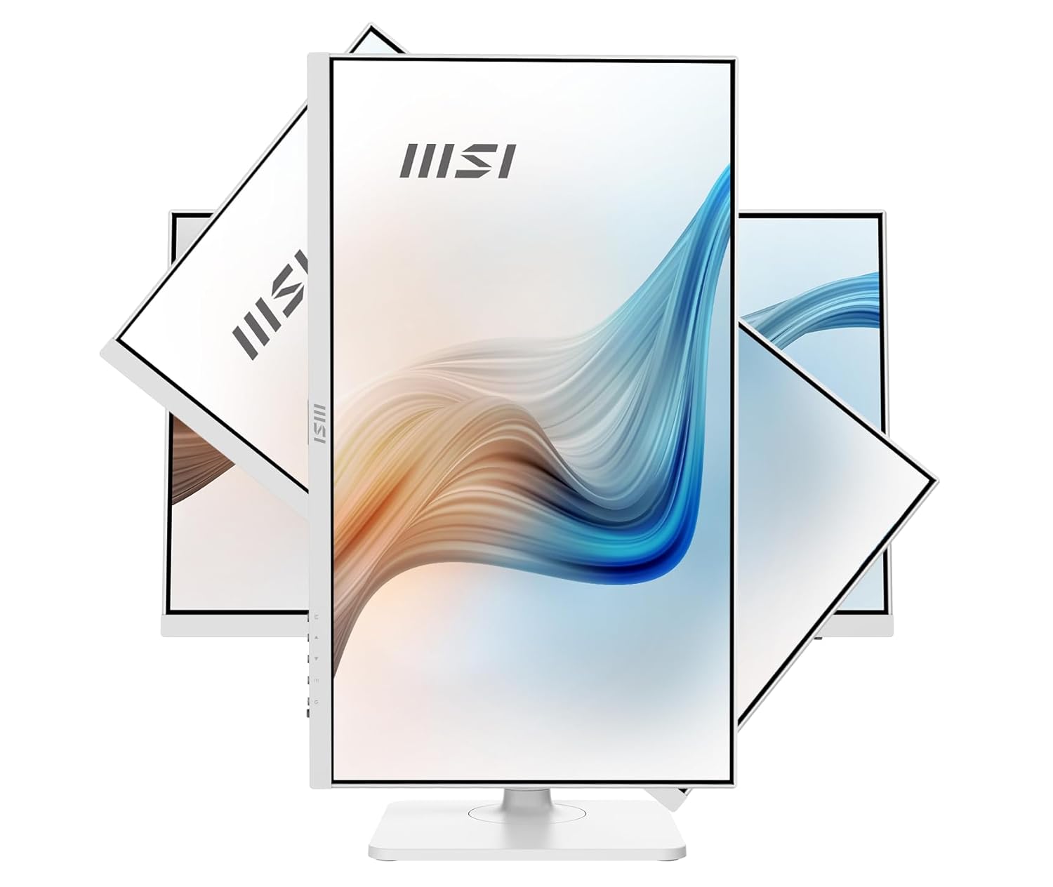 MSI Modern MD2412PW 23.8 Inch FHD Office Monitor - 1920 x 1080 IPS Panel, 100 Hz, Eye-Friendly Screen, HDR Ready, Built-in Speakers, 4-Way Adjustable Stand - HDMI 1.4b, USB Type-C