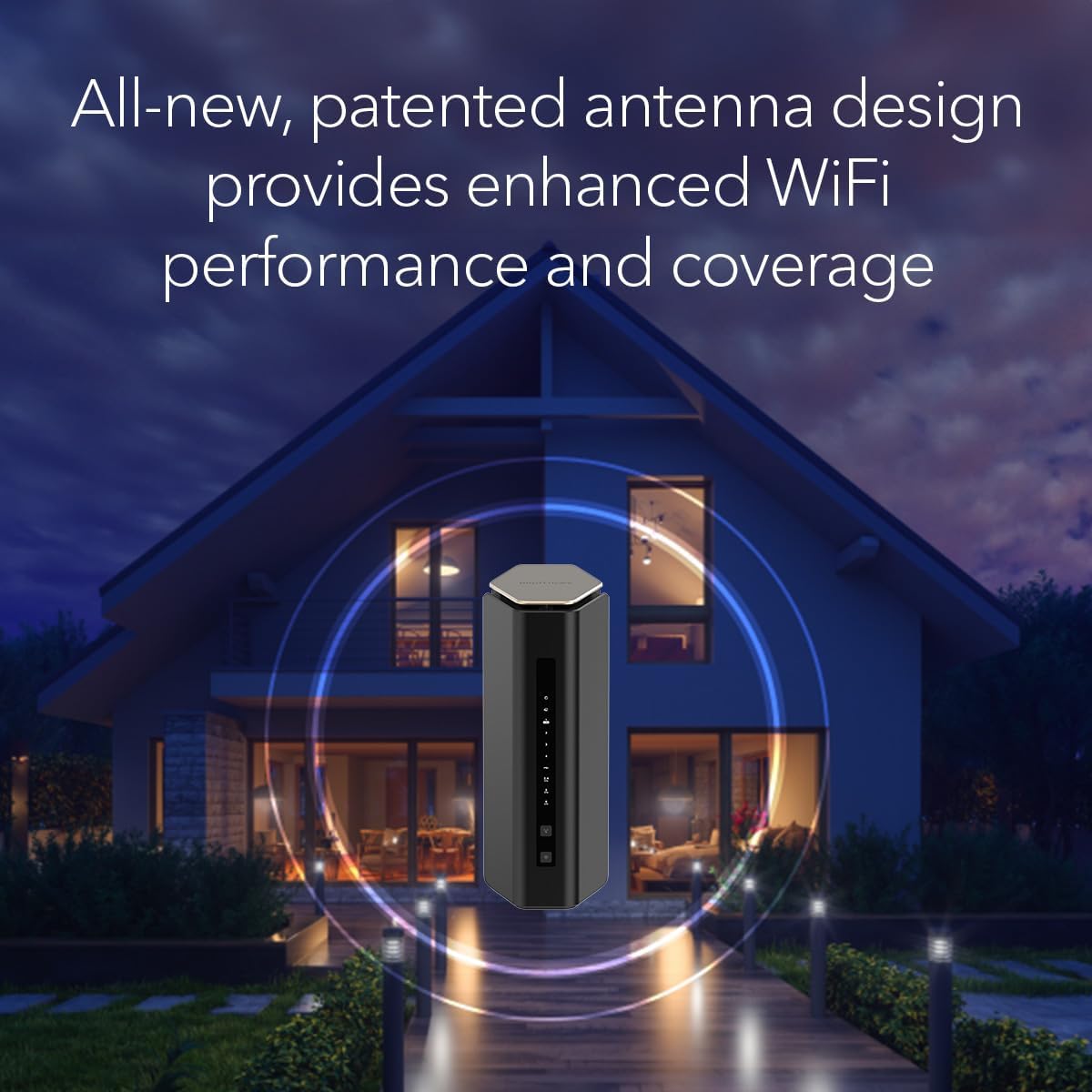 NETGEAR Nighthawk WiFi 7 Router RS600, Up to 3,300 sq ft, 18 Gbps