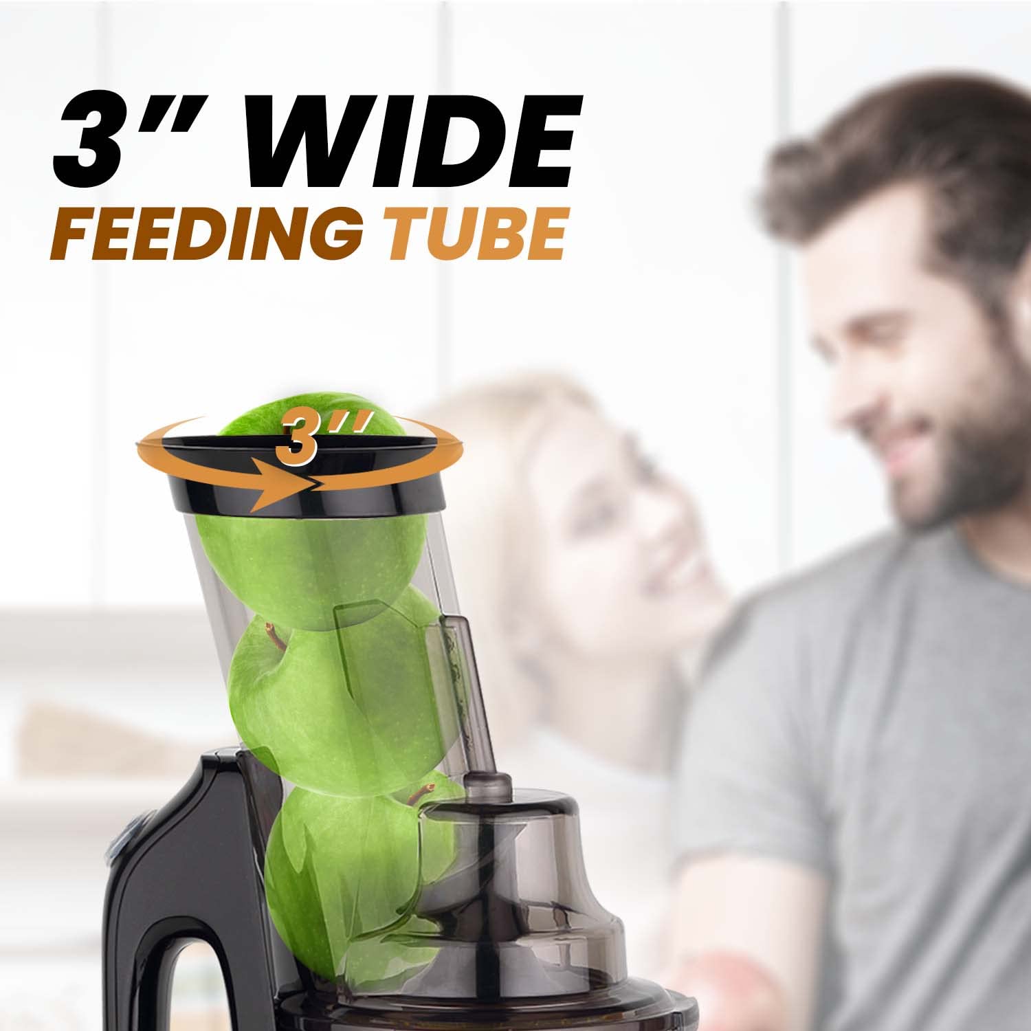 AGARO Royal Slow Juicer, Professional Cold Press Whole Slow Juicer, 240 Watts Power Motor, 120 Minutes Long Usage, 3 Strainers, All-in-1 Fruit & Vegetable Juicer, Black