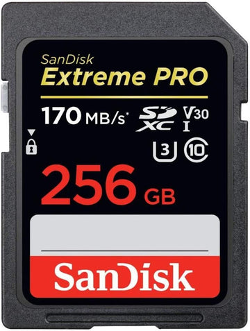 SanDisk 256GB Extreme PRO SDXC UHS-I Card