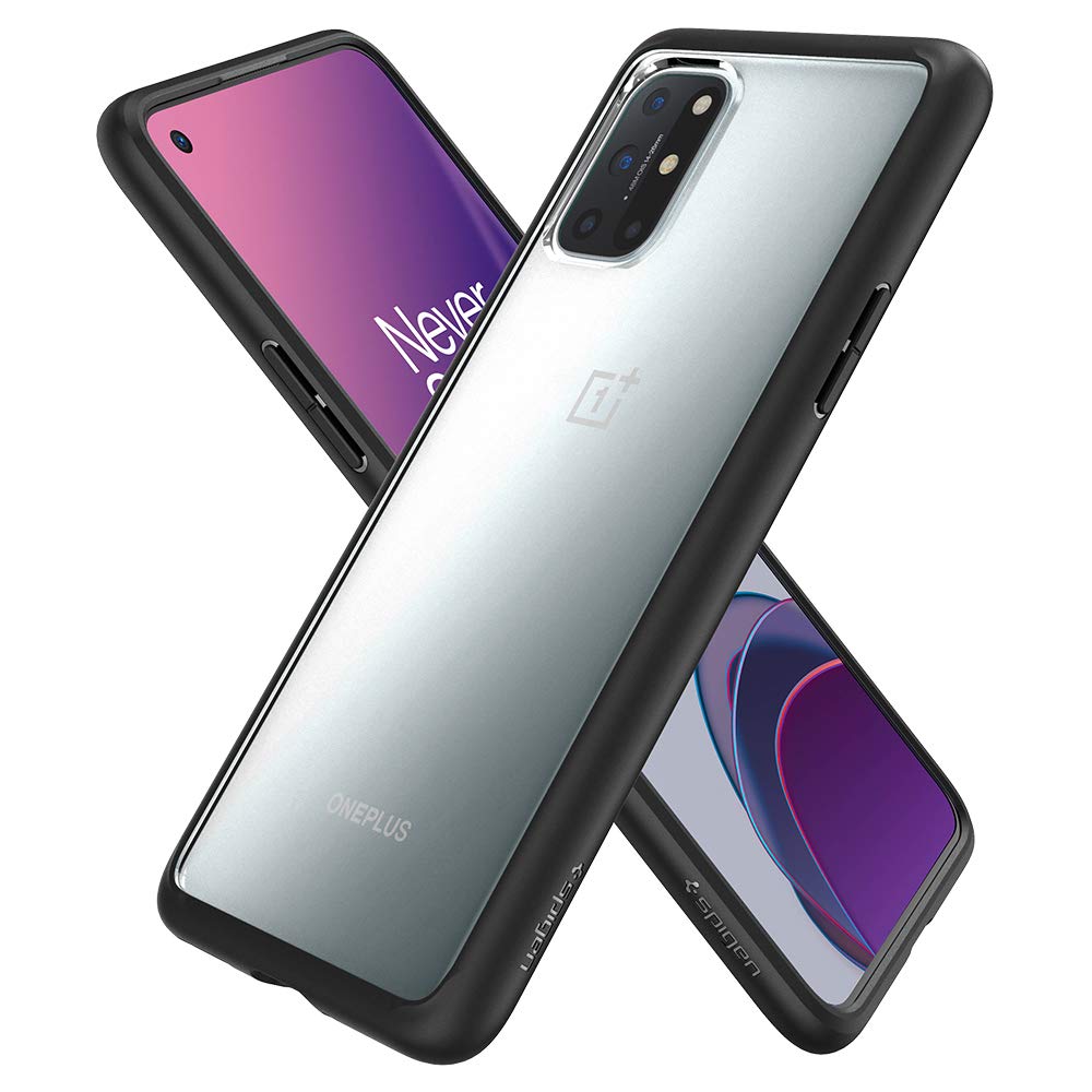 Spigen Ultra Hybrid for OnePlus 8T Case, OnePlus 8T Back Cover - TPU+Poly Carbonate｜Matte Black