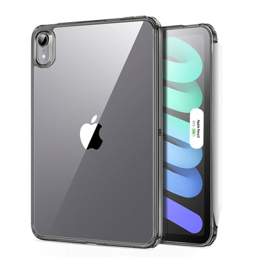 ESR for iPad mini 7 A17 Pro Case, iPad mini 7th/6th Generation Cover (2024/2021), Slim and Light, Shock and Drop Protection, Yellowing Resistant, Supports Pencil Pro/USB-C, Classic Series, Black Clear