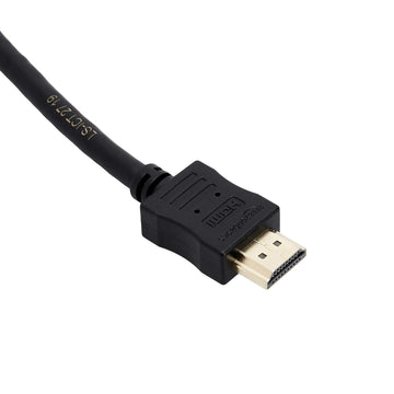 AmazonBasics 90-Degree Down Angle Elbow High Speed 1.4B HDMI Cable - Supports Ethernet, Full HD 3D, 4K HDR and ARC (4K@60Hz, 18Gbps) - 3 Foot, Black