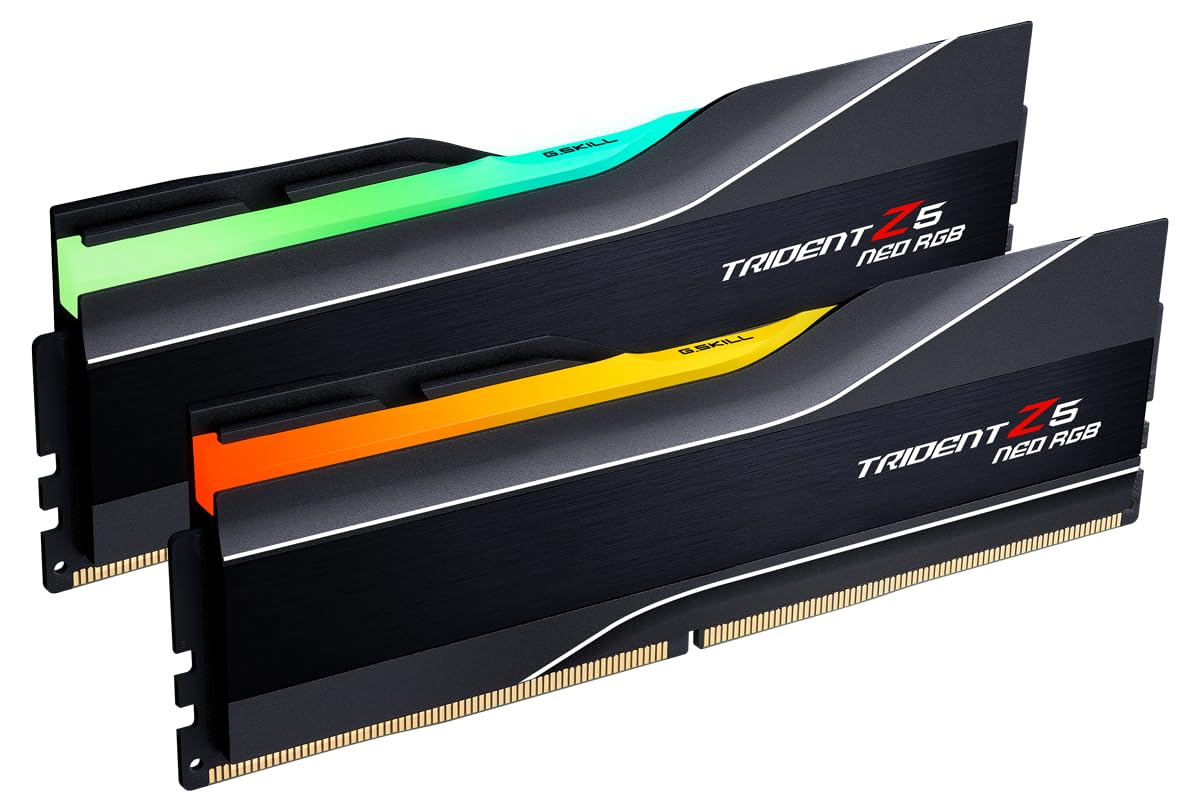 G.Skill Trident Z RGB 32GB(2x16GB) DDR4-3600MHz CL18-22-22-42 1.35V Desktop Memory RAM - F4-3600C18D-32GTZR, Black
