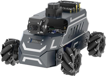 Yahboom Jetson Nano B01 ROS2 Robot 360° Omnidirectional Wheels,Embedded Intelligence,Large AI Model,SLAM Navigation for Electronic Engineering Competitions (Standard Ver Without Nano)