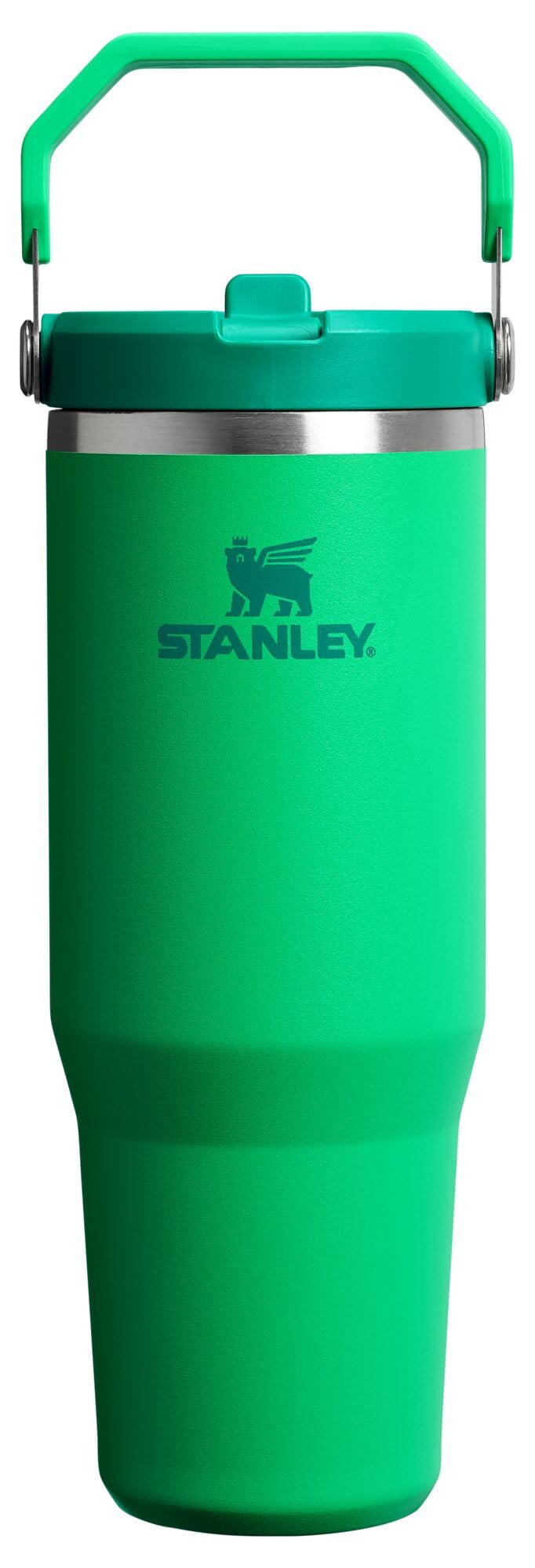 Stanley IceFlow Stainless Steel Tumbler with Straw - Vacuum Insulated Water Bottle for Home, Office or Car Reusable Cup with Straw Leak Resistant Flip Cold for 12 Hrs or Iced for 2 Days (Rose Quartz)