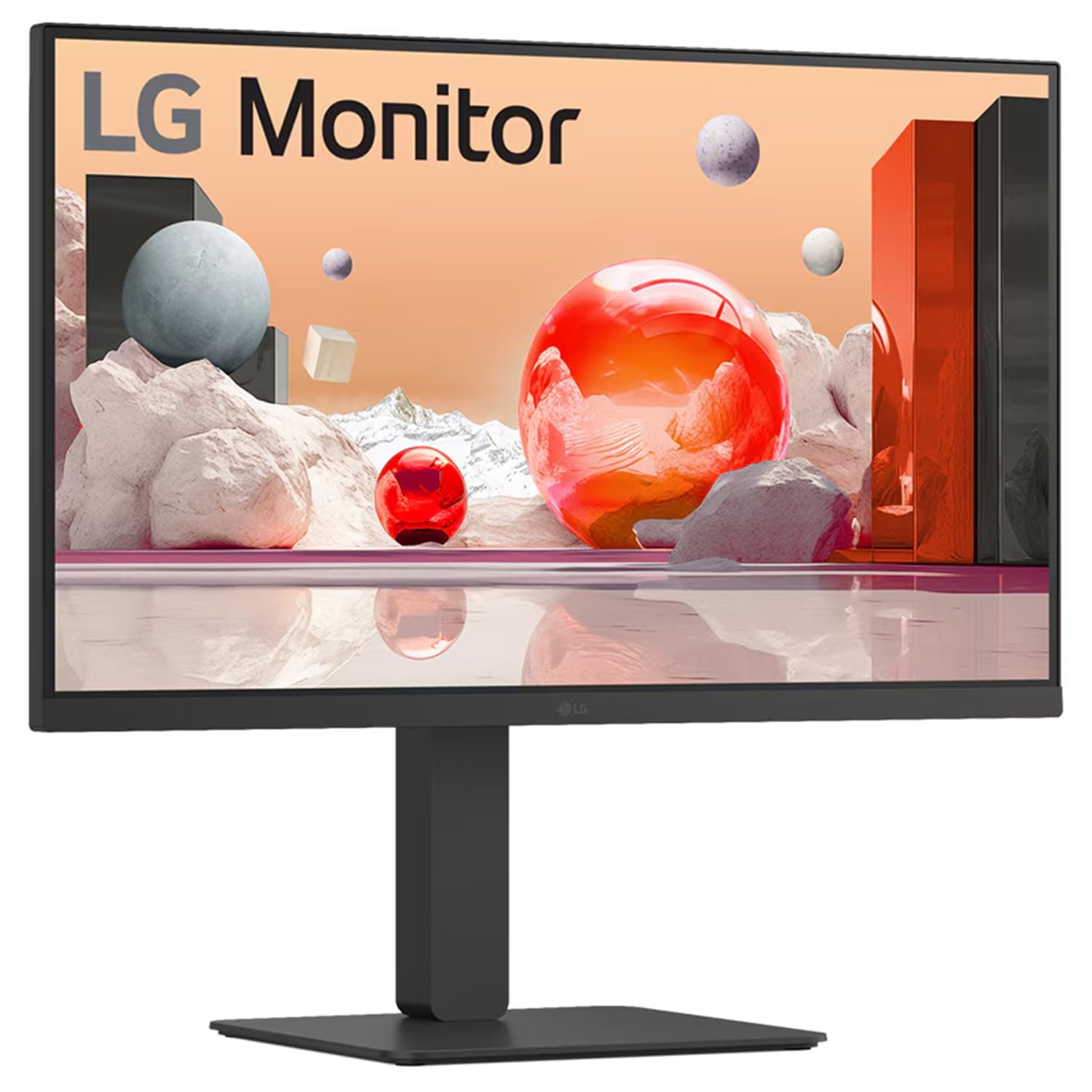 LG 27BA850 IPS Full HD (1920 x 1080) Monitor, 27", 100Hz, DP, HDMI, USB-C with PD90W, Built-in Full HD Webcam, mic and Speakers, Height/Tilt/Swivel/Pivot Stand, Anti-Glare, Energy Star, TCO, Black