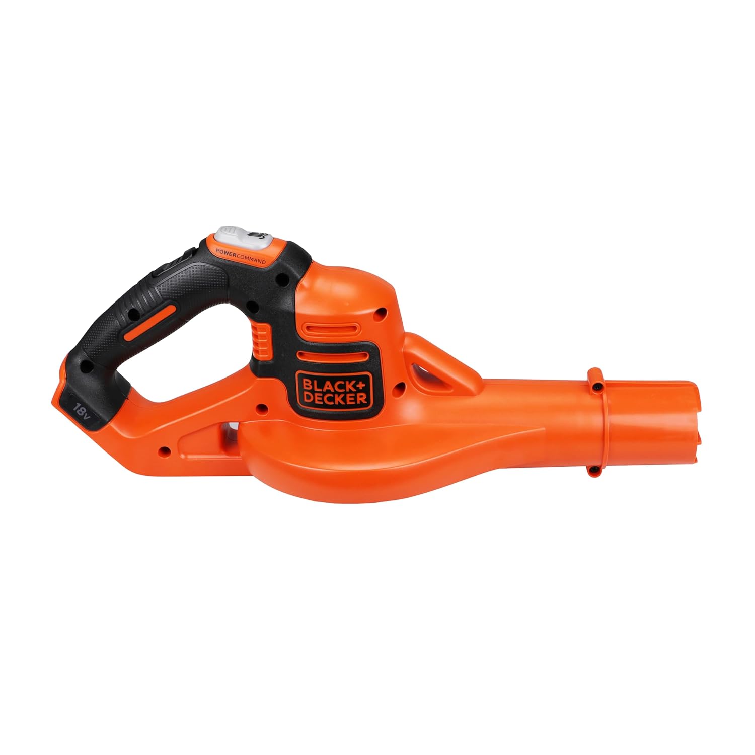 BLACK+DECKER GWC1820PCF-B1 18V Lithium-ion Cordless POWERCOMMAND™ Boost Leaf Blower, Runtime Upto 25 mins, Comes with with 1 Battery & 1 Charger, 209 km/h Blow Speed, Low Noise Design, Weight 1.7kg